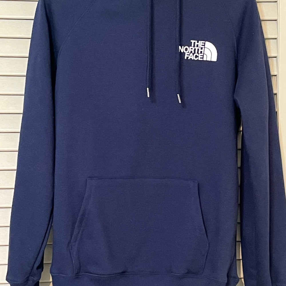 The North Face Navy Sweatshirt with Logo